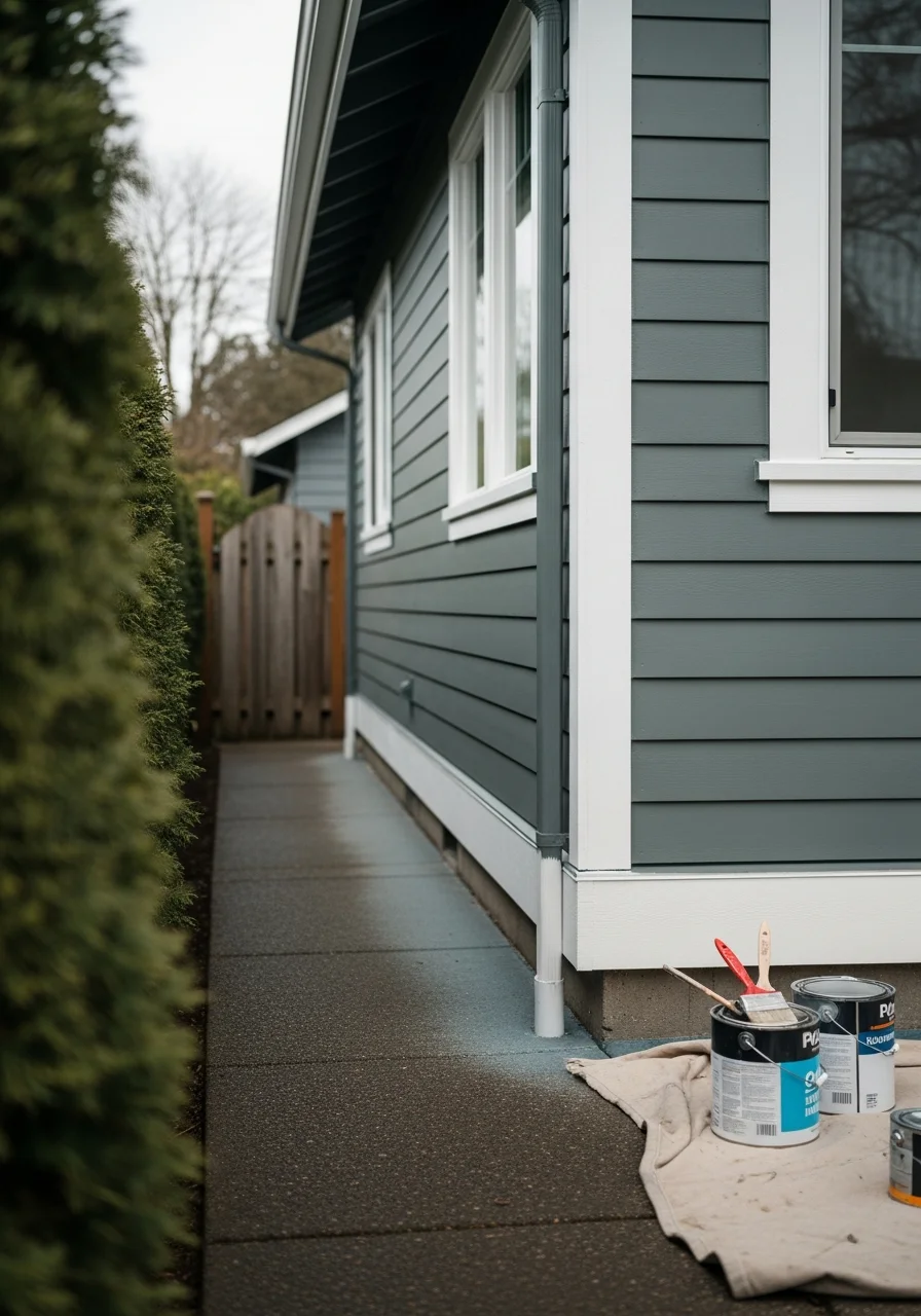 A skilled tradesperson performing detailed work on a Spanaway property, showing professional execution and quality craftsmanship.